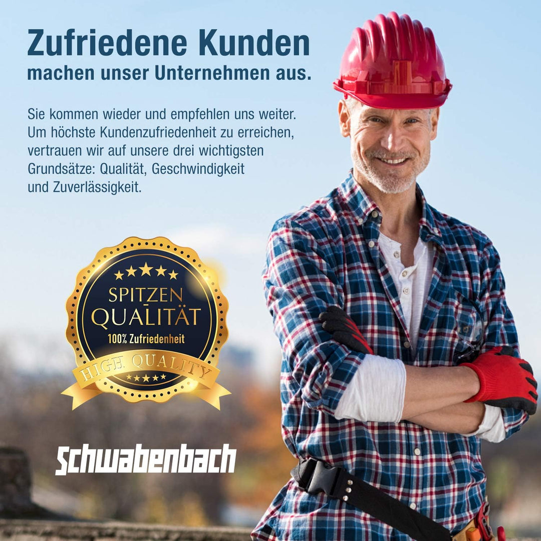 SCHWABENBACH® SDS Max Meissel 600mm Set - 3tlg. 25mm + 50mm + Spitzmeissel - EXTREM ROBUST- Meissel