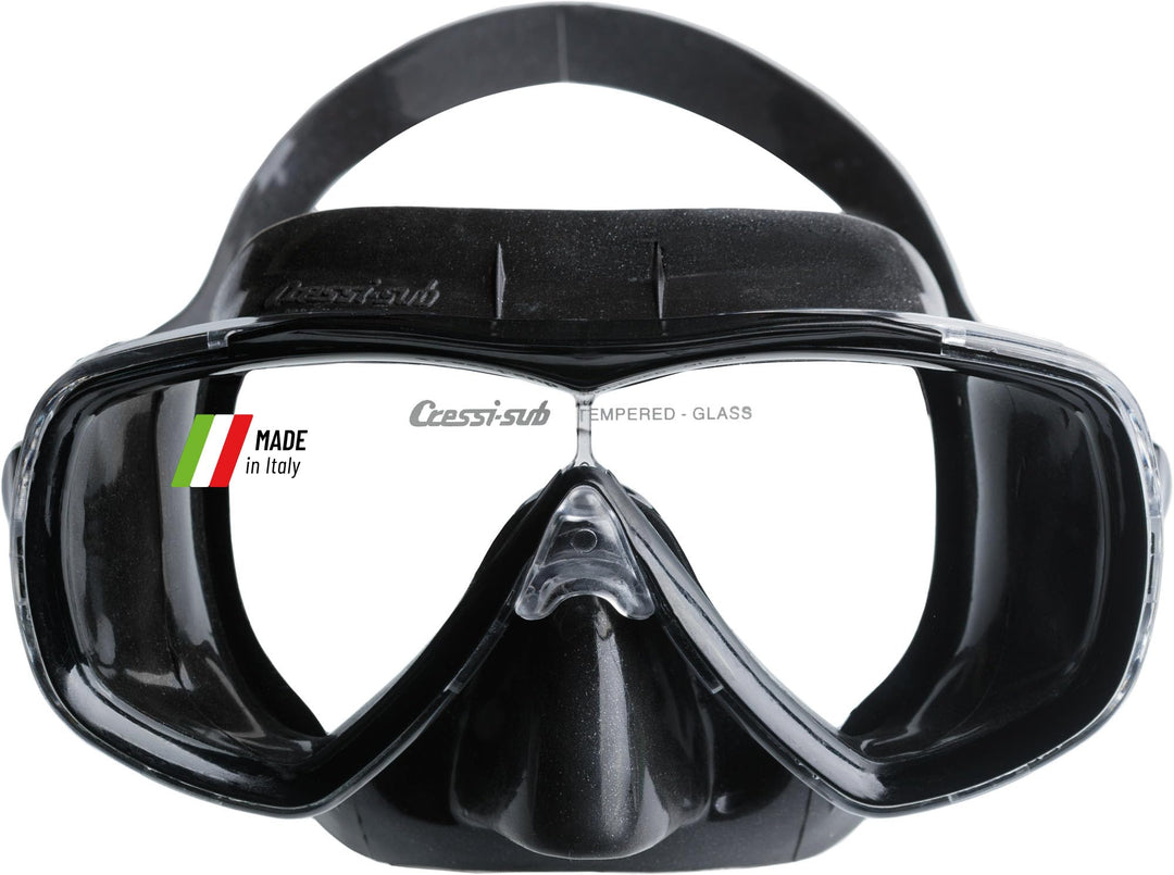 Cressi Estrella - Schnorchelmaske Estrella oder Schnorchelset Maske Estrella + Schnorchel Gamma, Ein