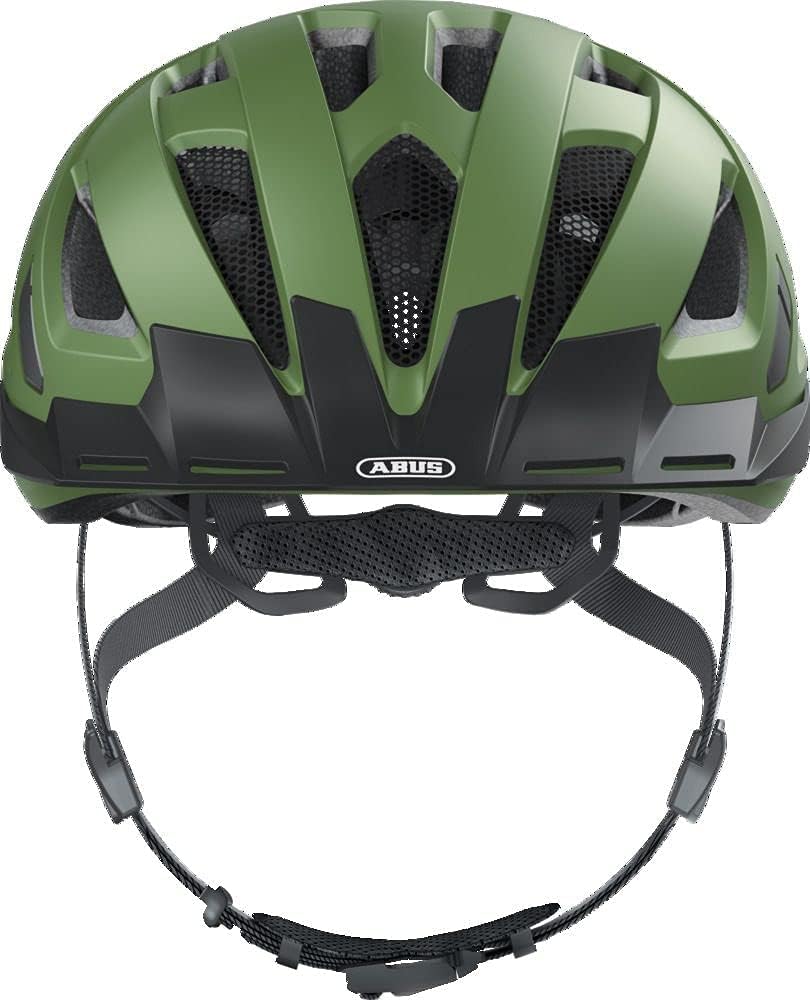 ABUS Stadthelm Urban-I 3.0 - Fahrradhelm mit Rücklicht, Schirm und Magnetverschluss - für Damen und