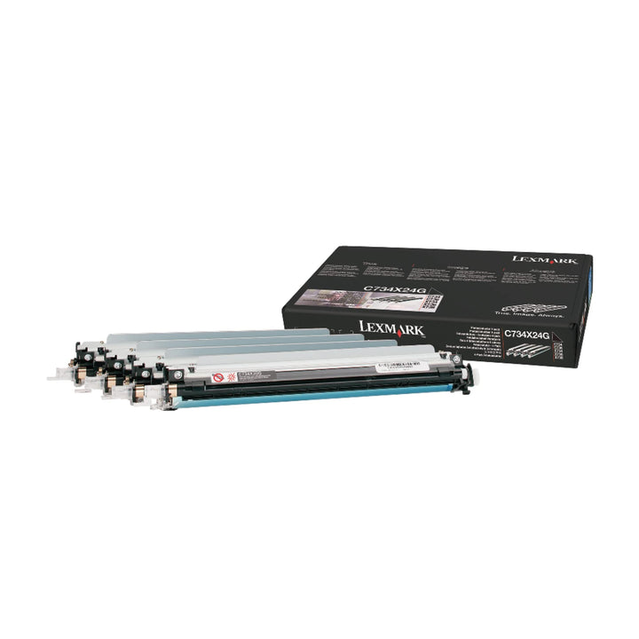 Lexmark C734X24G C734 / X734 Fotoleitereinheit 20.000 Seiten 4er-Pack, Schwarz