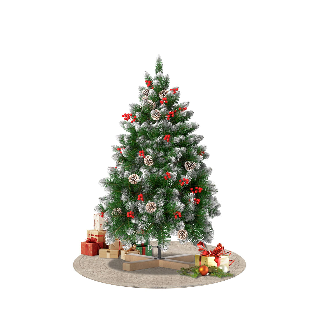VA-Cerulean Weihnachtsbaum Künstlicher,schwer entflammbar,Schnellaufbau,Weihnachtsdeko,Unechter Tann