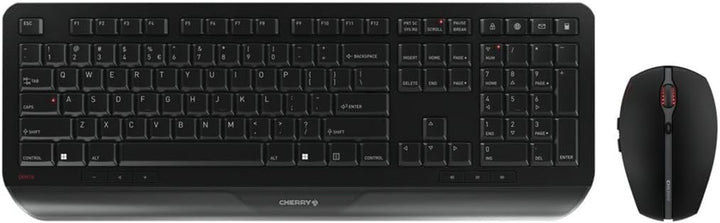 CHERRY GENTIX Desktop, kabelloses Tastatur- und Maus-Set, US-Internationales Layout, QWERTY Tastatur