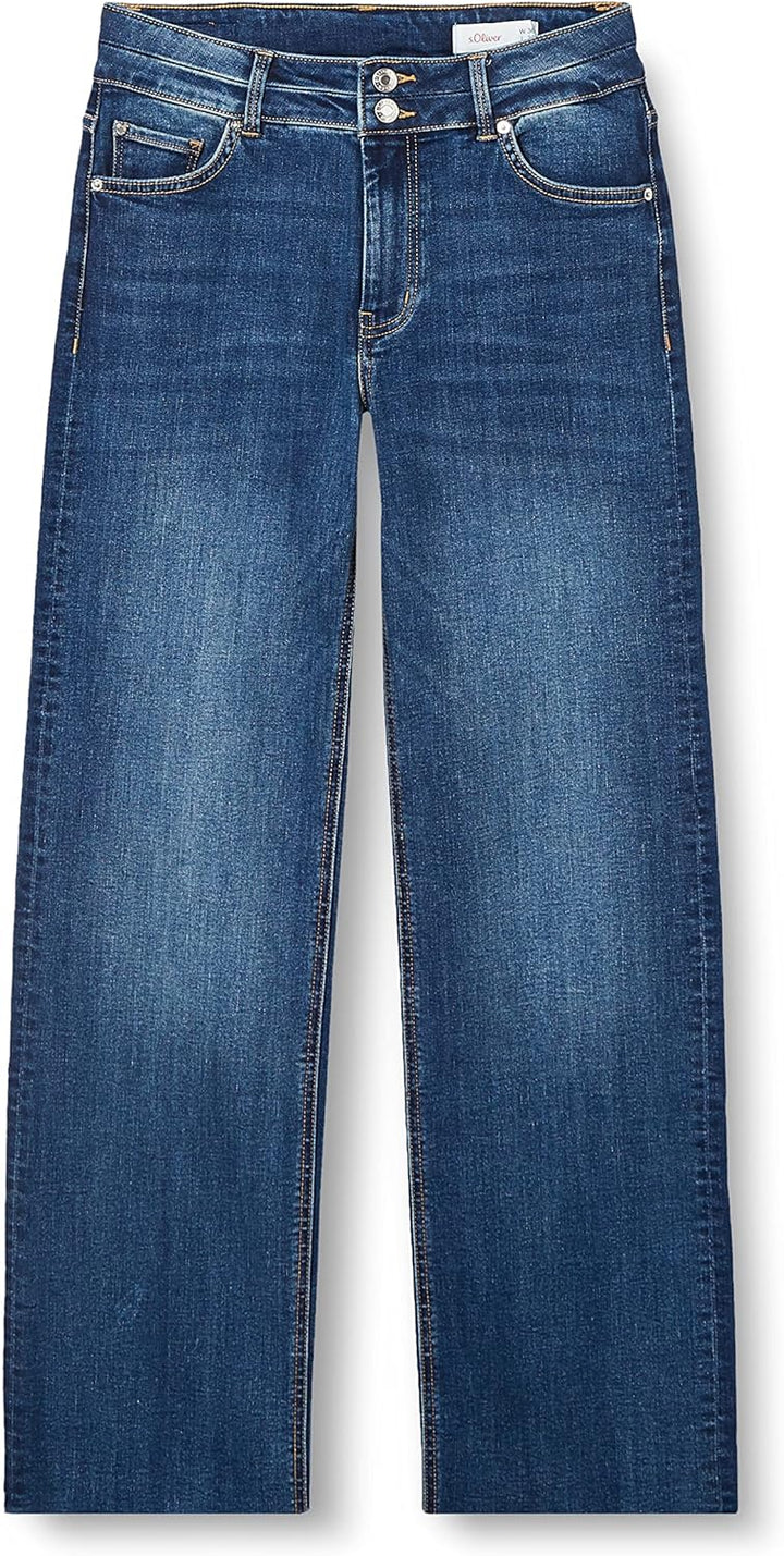 s.Oliver Damen Jeans, Karolin Comfort Fit 36W / 34L Blau 57z6, 36W / 34L Blau 57z6