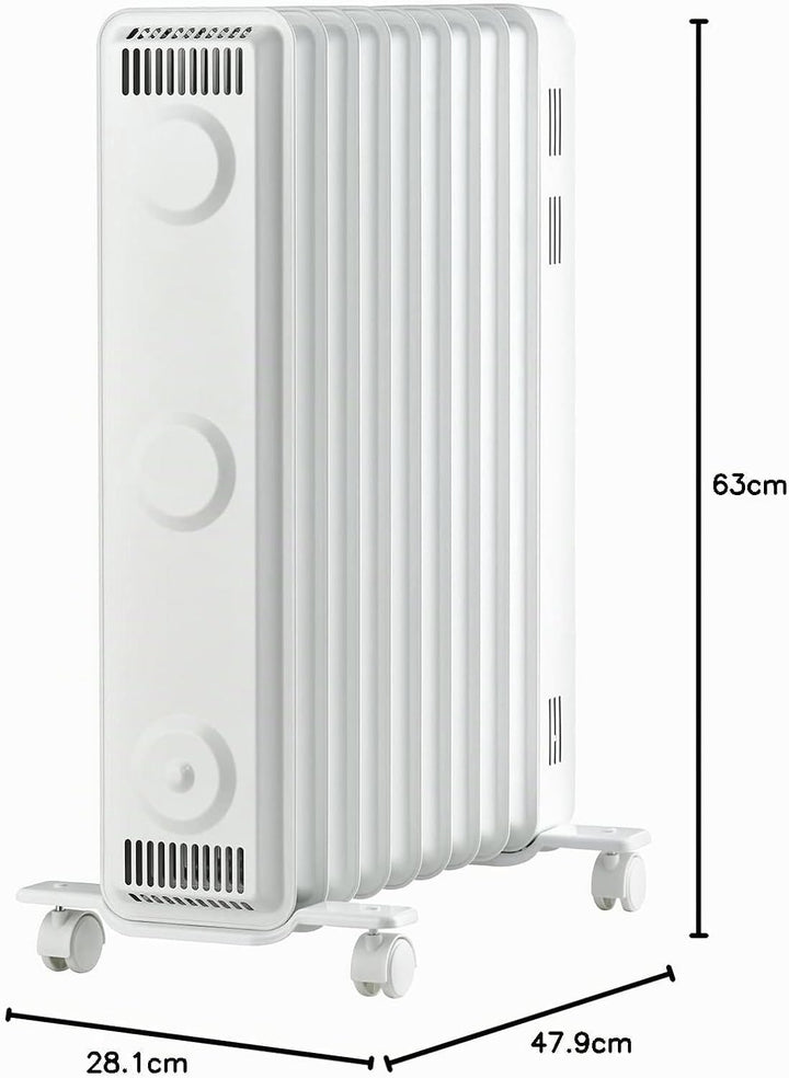 ewt Öko-Radiator NOC eco 20M, Zusatzheizung für mittelgrosse Räume, inkl. 3 Heizstufen, mobil dank R