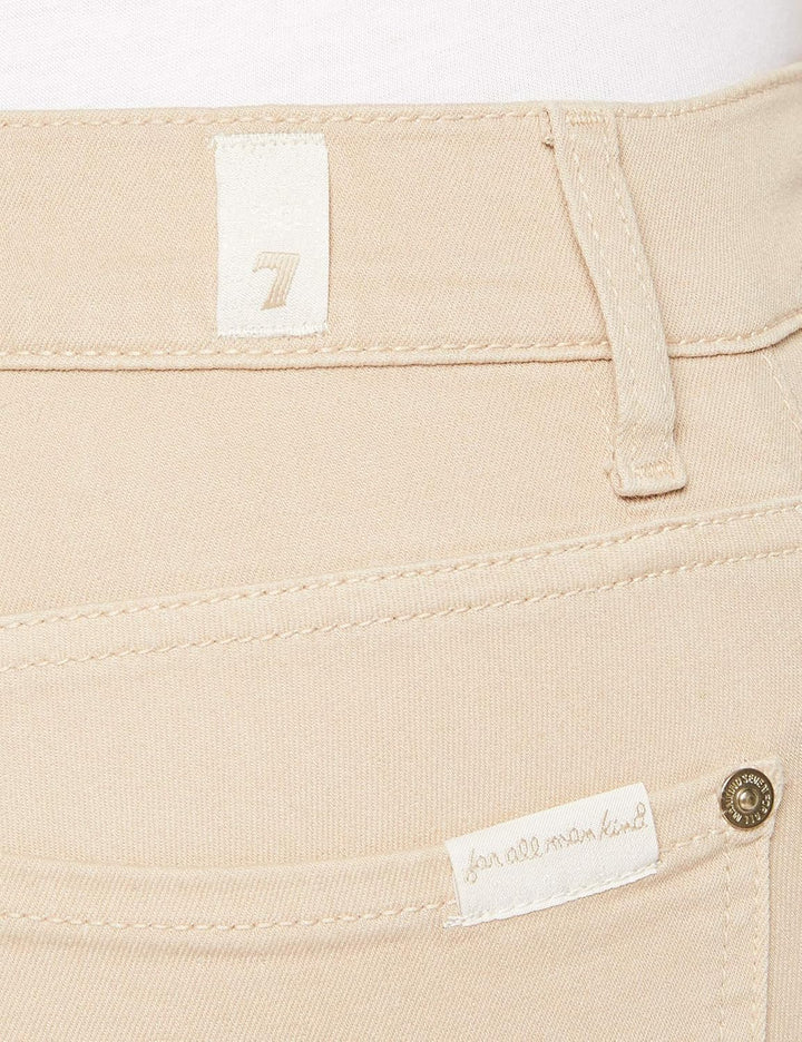 7 For All Mankind Damen Roxanne Ankle Casual Pants 23 Beige, 23 Beige