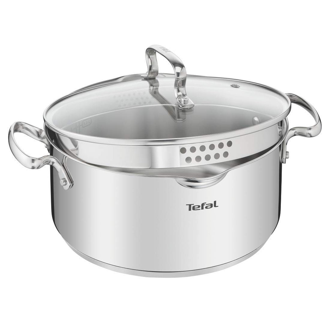 TEFAL Duetto+ G7194655 Cacerola Ahorn, rostfrei