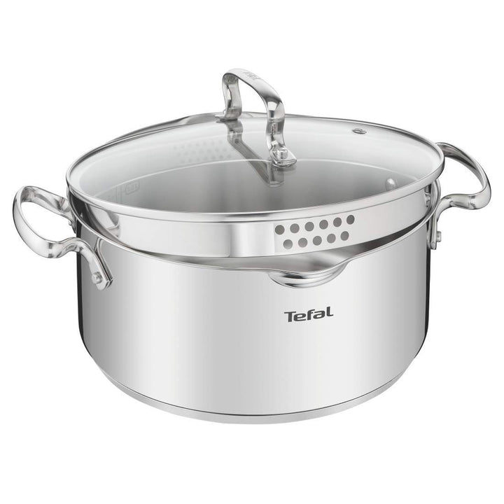 TEFAL Duetto+ G7194655 Cacerola Ahorn, rostfrei