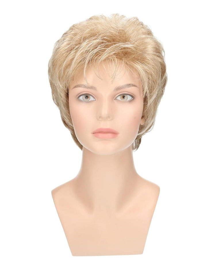 Lofty Perücke Peggy aus hochwertigem Kunsthaar, wirkt wie Echthaar, in Lichthellblond/Sandblond gemi