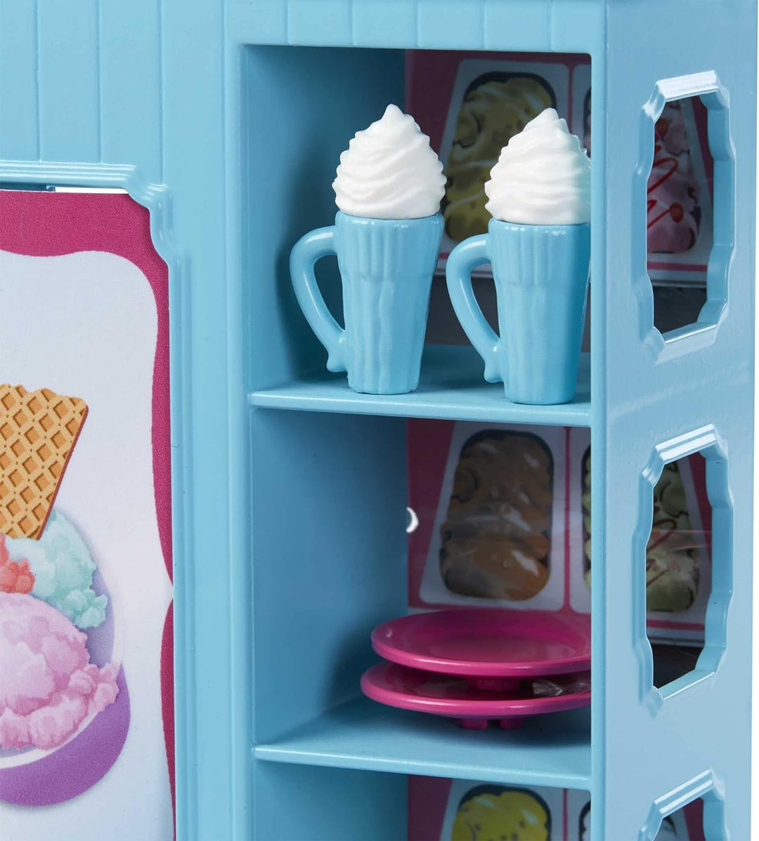 Barbie Dolls and Gelato Cafe Playset