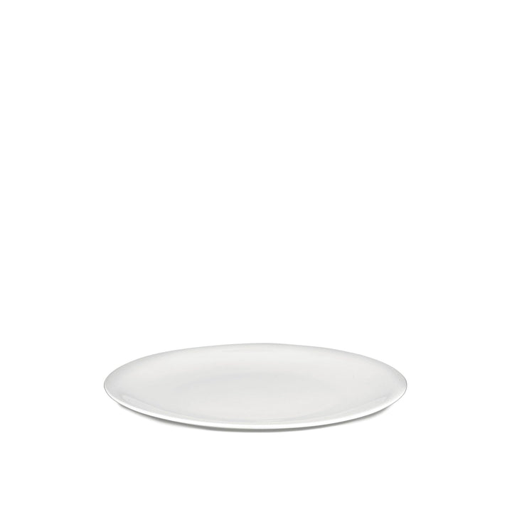 Alessi "All Time", 4 Stück, Speiseteller aus Bone China, Weiss, 27 centimeters Dining, Dining
