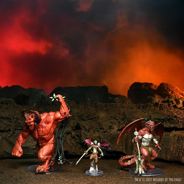 D&D Icons of the Realms: Archdevils - Hutijin, Moloch, Titivilus | DnD Miniaturen