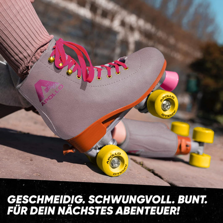 Apollo Disco Roller, Classic Roller | Rollschuhe für Kinder und Erwachsene | grössenverstellbare Qua