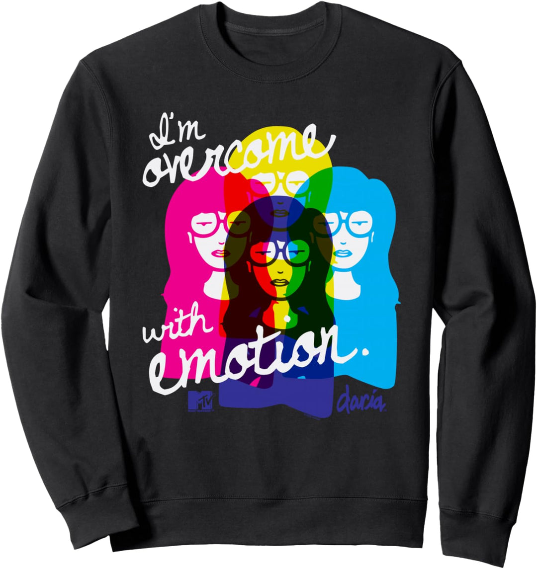 Daria I'm Overcome With Emotion Colorful Sweatshirt