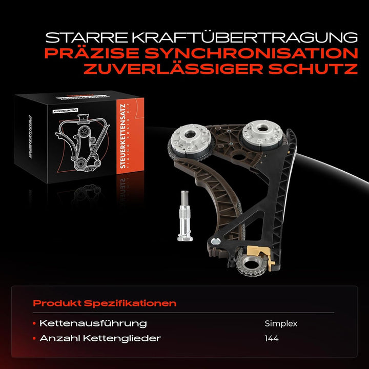 7x Steuerkettensatz für 1er E81 E87 E88 3er E90 E93 E92 E91 5er E60 Benzin 2006-2013 11367540346