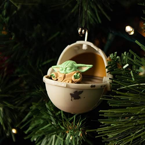 Numskull Offiziell Star Wars The Mandalorian Baby Yoda The Child 3D-Weihnachtsbaumschmuck - Violette