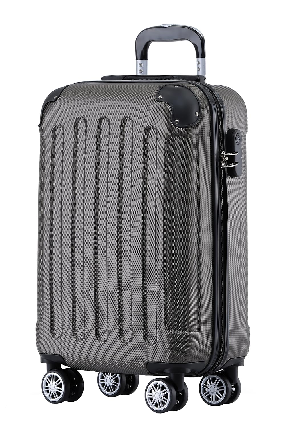 BEIBYE Hartschalen-Koffer Trolley Rollkoffer Reisekoffer Sicherheit Zahlenschloss Zwillingsrolle ABS