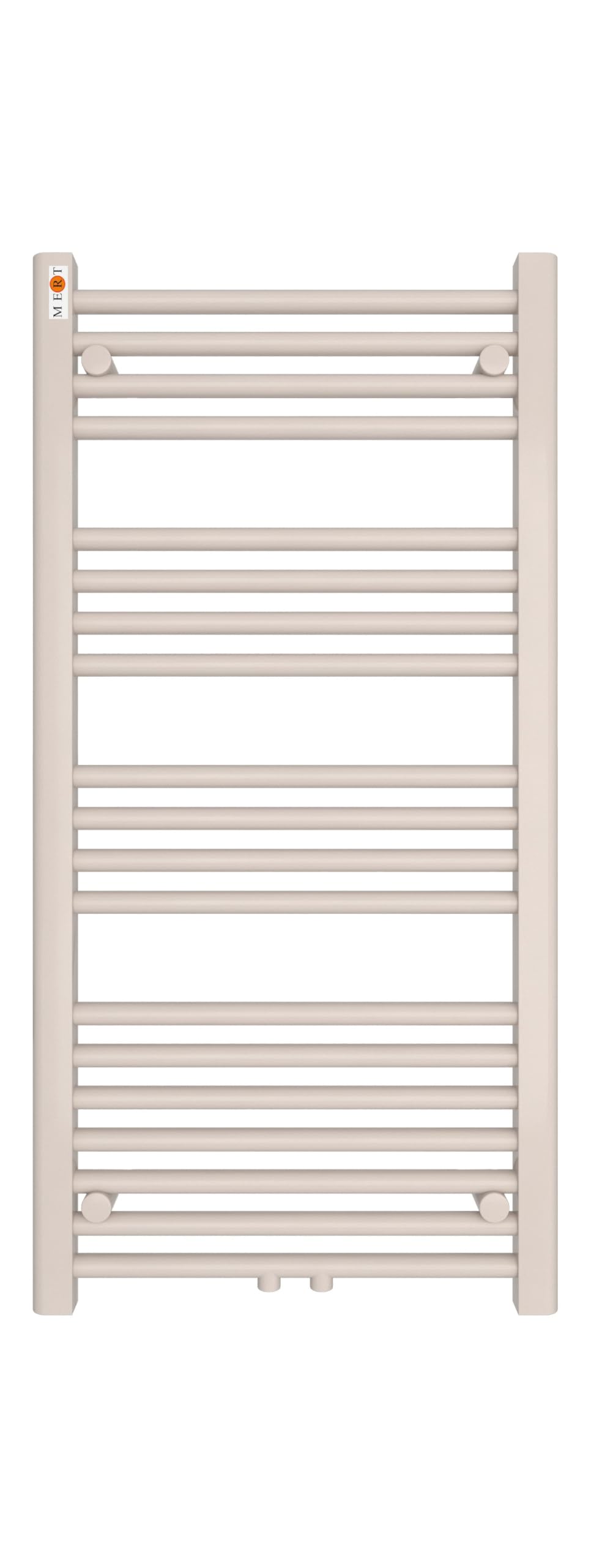 Badheizkörper Weiss 500x1000 mm – Handtuchheizkörper mit Mittelanschluss – Design Heizkörper Badezim