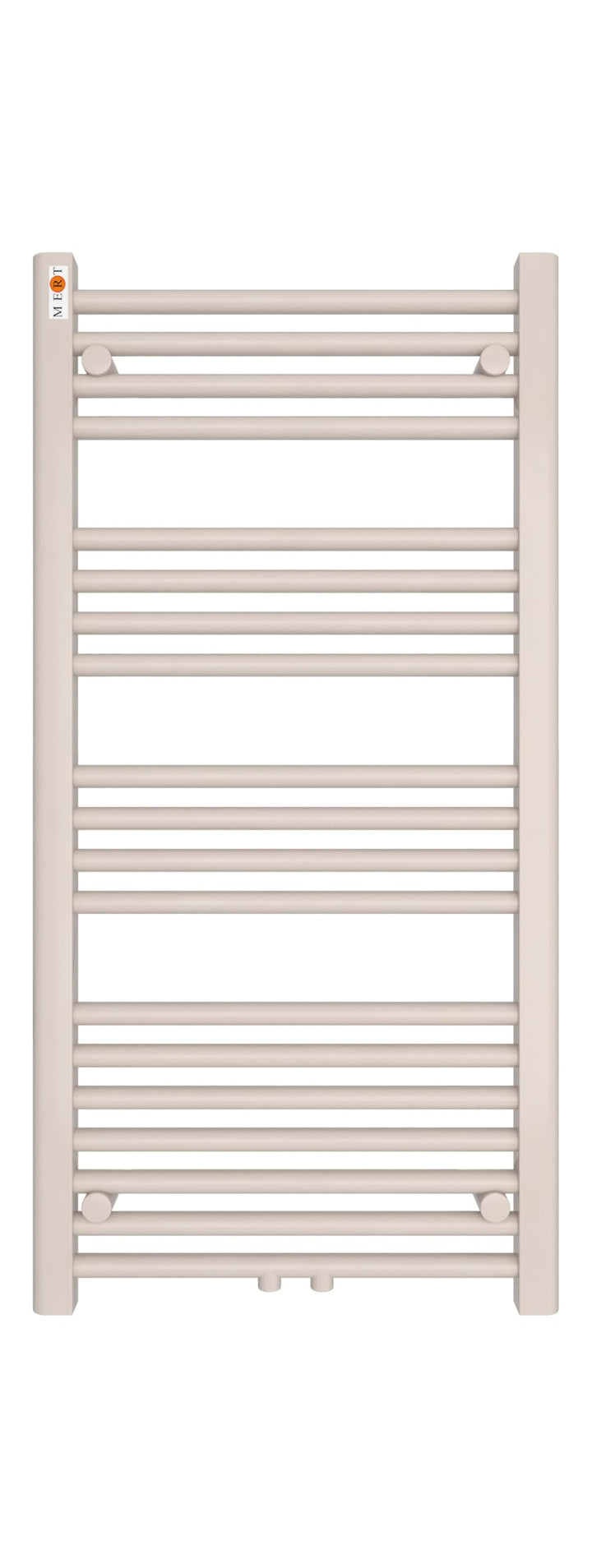 Badheizkörper Weiss 500x1000 mm – Handtuchheizkörper mit Mittelanschluss – Design Heizkörper Badezim