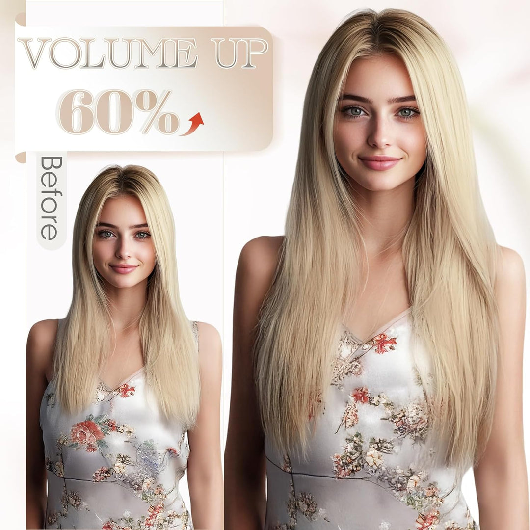U-Tip Echthaar Bonding Extensions Keratin Haarverlängerung Haar für Mädchen 100 Strähnen 22''(56 cm)