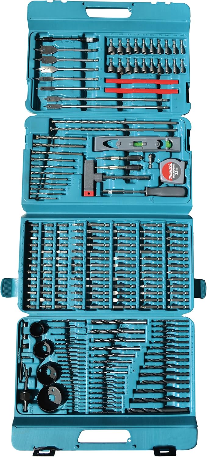 Makita P-44046 Bohrer-/Bit-Set 216-tlg 152 mm, 152 mm