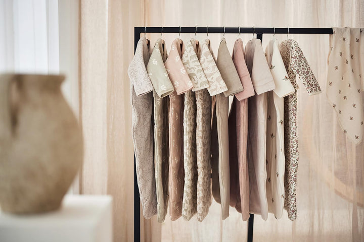 Jollein Schlafsack Baby - Animals, Nougat - 70 cm - Baumwolle - 2.0 bis 3.0 Tog - Abnehmbare Ärmel -