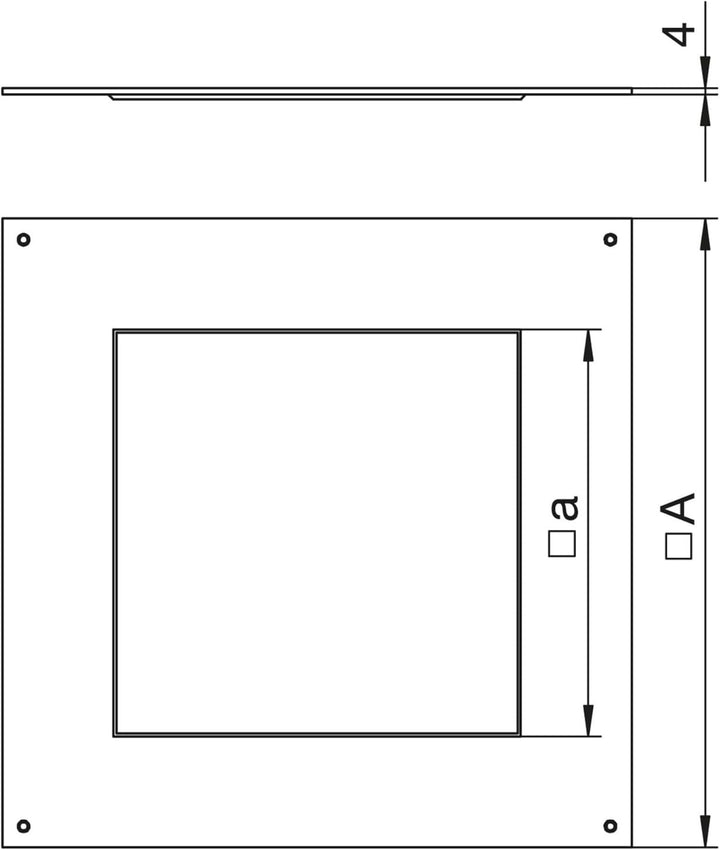 OBO BETTERMAN BETTERMANN Montagedeckel 282x4mm, ST DUG 250-3 9