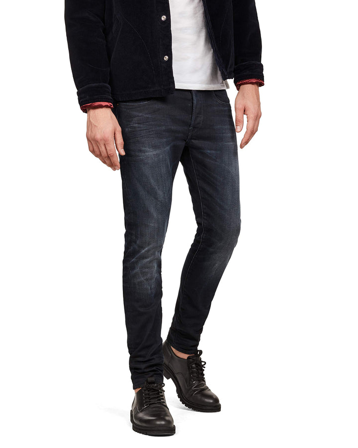G-Star Herren 3301 Slim Fit Jeans 27W / 32L Blau (Dk Aged 51001-8466-89), 27W / 32L Blau (Dk Aged 51