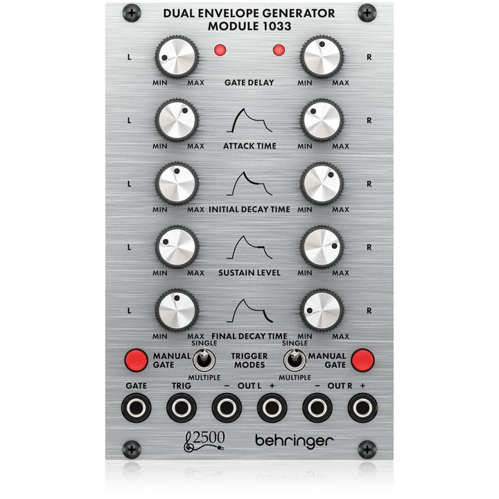 Behringer DUAL ENVELOPE GENERATOR MODULE 1033 Legendäres analoges Hüllkurvengeneratormodul der Serie