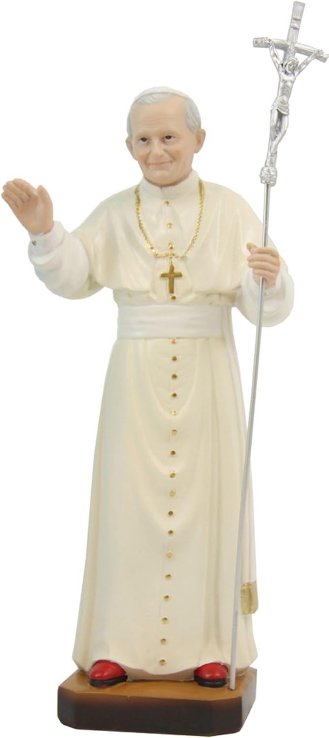 FADEDA Papst Johannes Paul II. /Höhe: 30cm/handbemalt/detailgetreue Krippen Figuren - Weihnachten Ti
