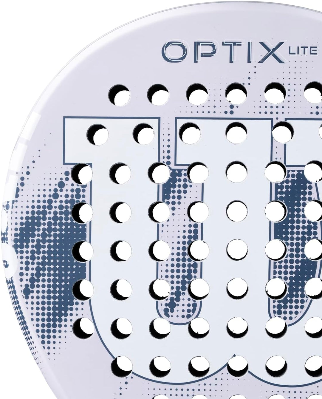 Wilson Optix V2 Lite Padel-Schläger, Anfängerfreundlicher Schläger, Mit Leichter Glasfaseroberfläche