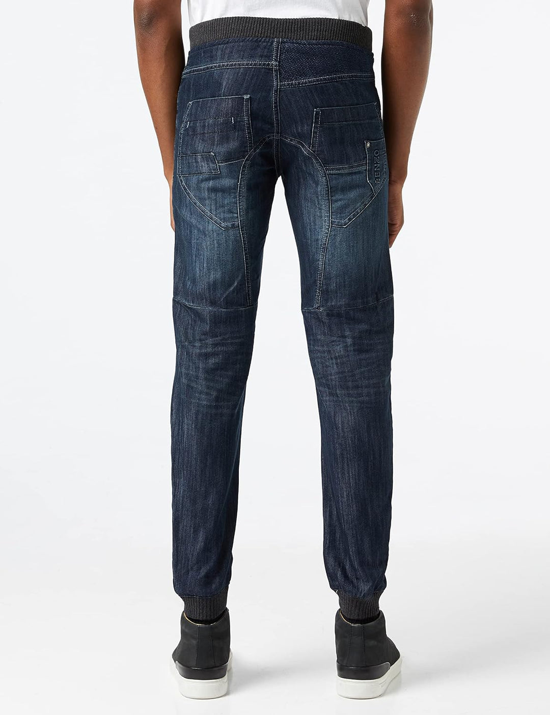 Enzo Herren Tapered Fit Jeans 32W / 32L Blau (Dark Stonewash Dark Stonewash), 32W / 32L Blau (Dark S