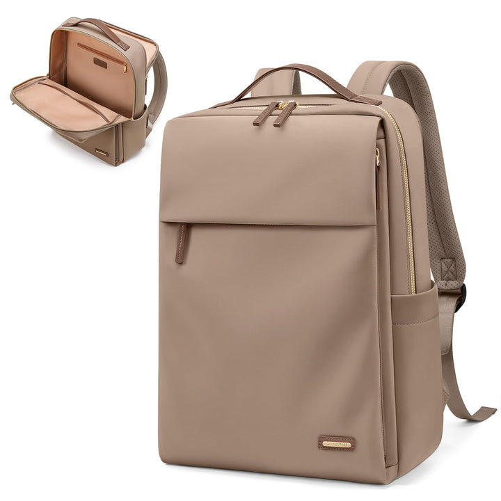 Rucksack Damen Laptop Reise Schulrucksack 15.6 Zoll mit Laptopfach, Wasserdicht Multifunktionaler Lä