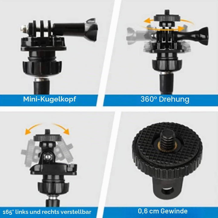 Faderr Webcam-Ständer, verbesserter flexibler Schwanenhals-Webcam-Arm, Kameraklemme Schwanenhals-Stä