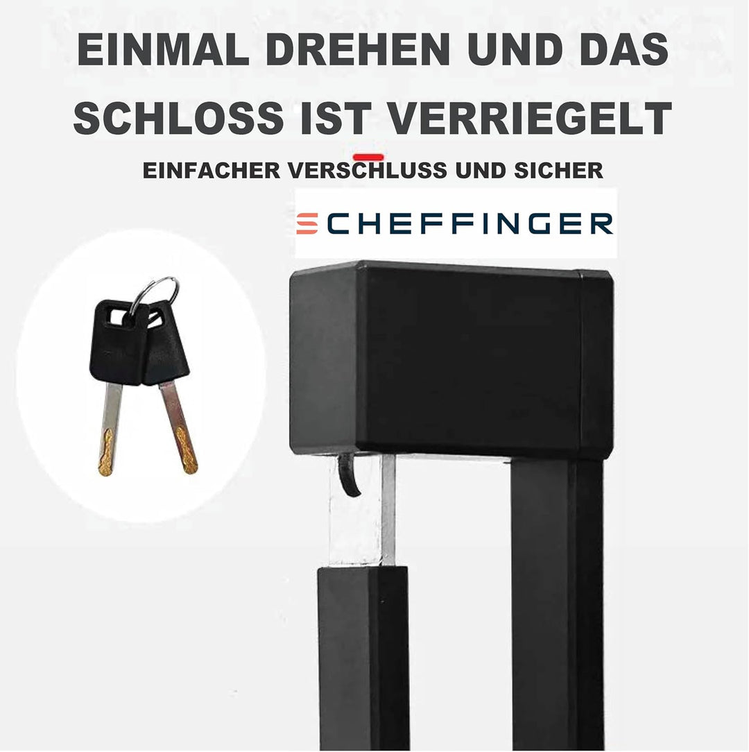 Fahrradschloss aus legiertem Stahl, klappbar, kompakt, hochsicher