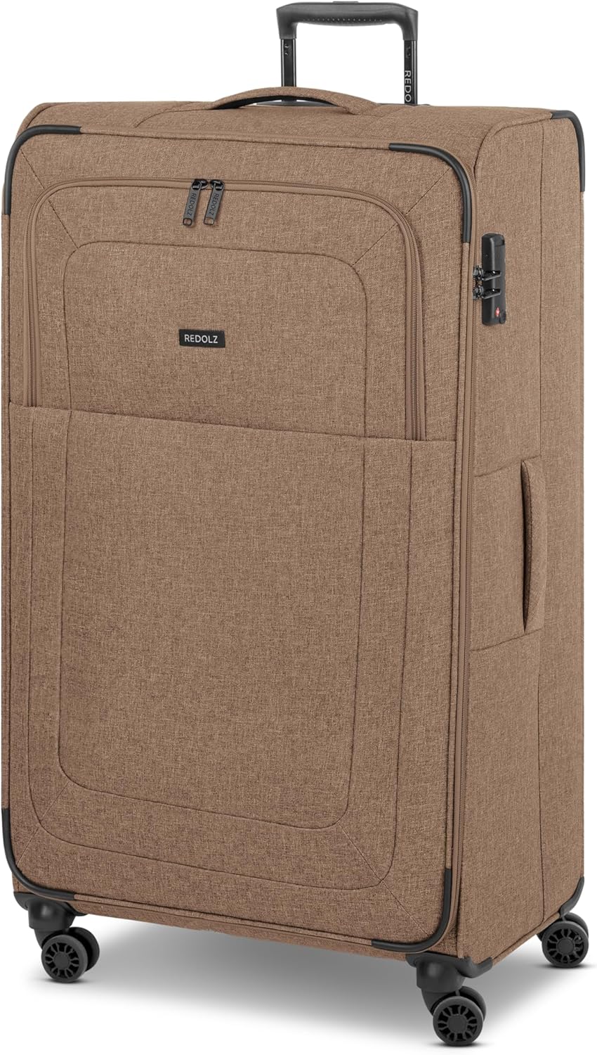 REDOLZ XL Jumbo 4-Rollen Koffer sehr gross 52 x 30 x 90 cm [Sondergrösse] Check-in Trolley mit TSA-S