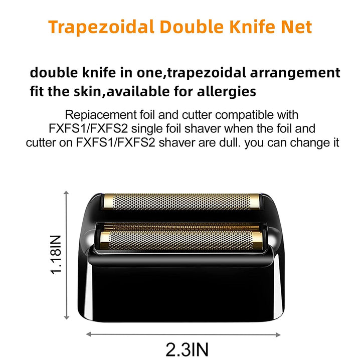 Ersatzscherteil Kompatibel mit BaByliss Folienrasierer FXFS2G/FXFS2 Rasierer,Elektrorasierer Scherko