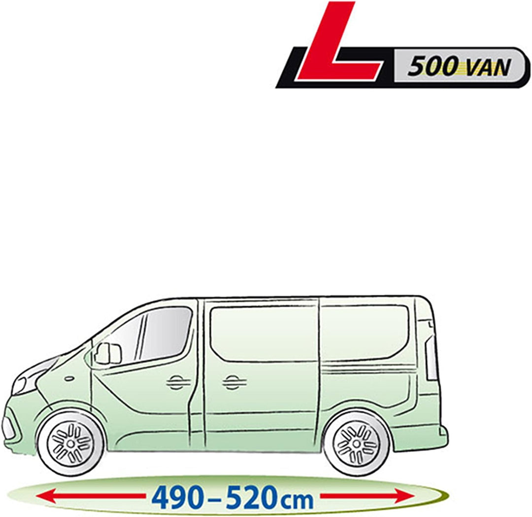 Autoabdeckung, wasserdicht, UV-Schutz, Schutz vor Regen und Schnee, 520 Van