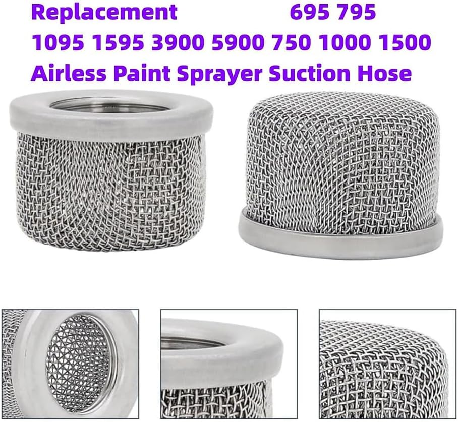 181072 287032 244067 Airless-Sprühfiltersieb-Set für 695 795 1095 1595 3900 5900 7900 Spritzgerät Er