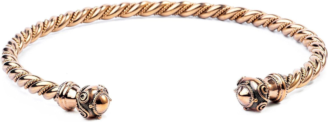 Windalf Kelten Männer Torques THÛRIN Ø 15 cm Massiver Halsring Paganschmuck Celtic Art Handarbeit au