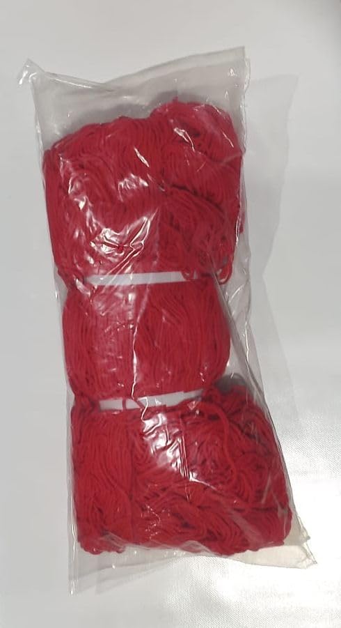 Sedion 1 Paar Handball-Netze und Futsal-Tore in Blau, Grün, Rot oder Schwarz, 3 x 2 m aus Polypropyl