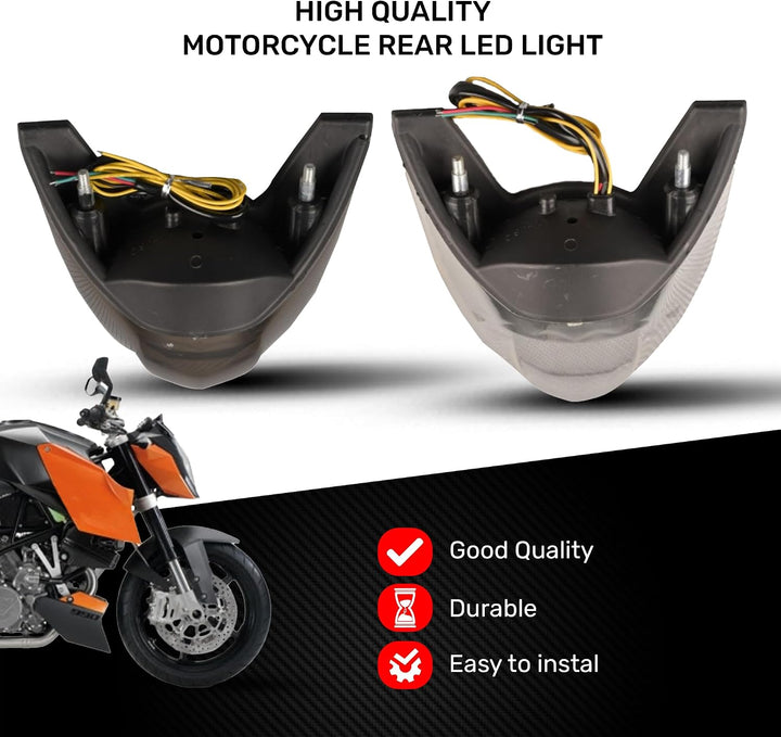 aVDB-moto LED Bremslicht kompatibel mit KTM SuperDuke 990 LC8 2005-2013, SuperDuke 990 R 990R LC8 20