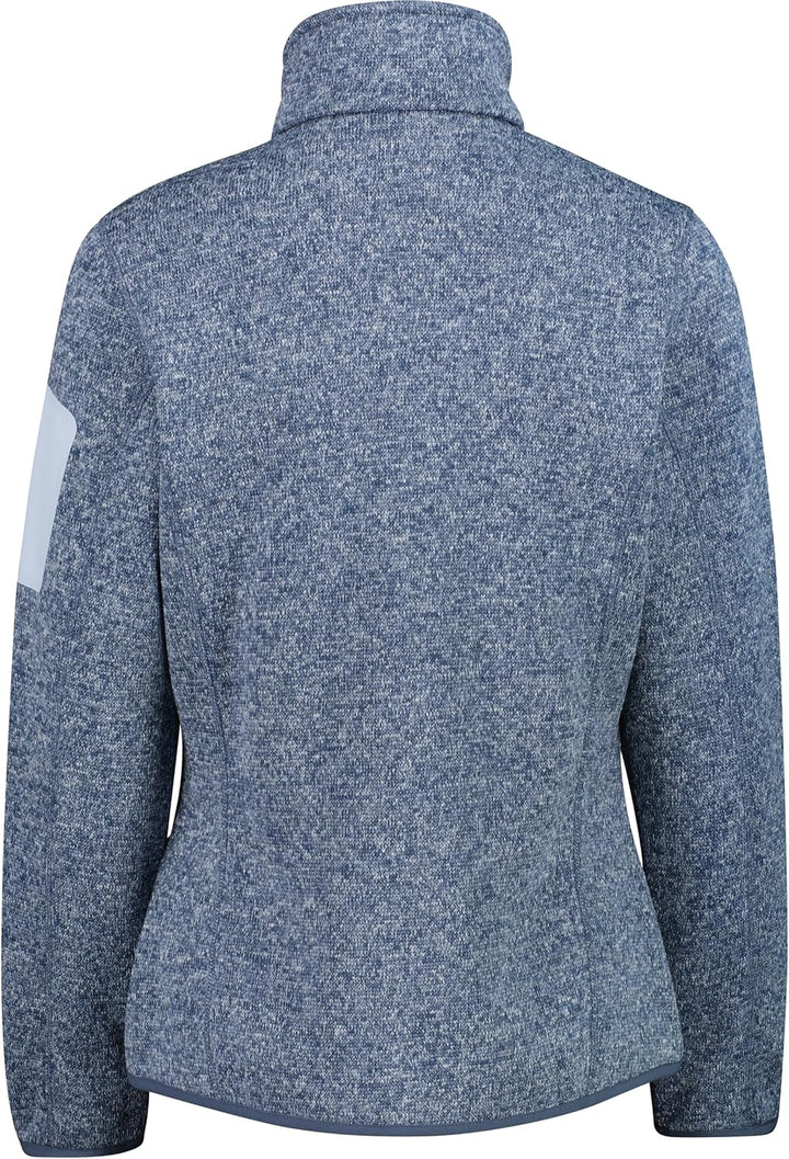 CMP Damen Strick Fleece Jacke Fleecejacke Fleecepullover 44 Blau3087, 44 Blau3087