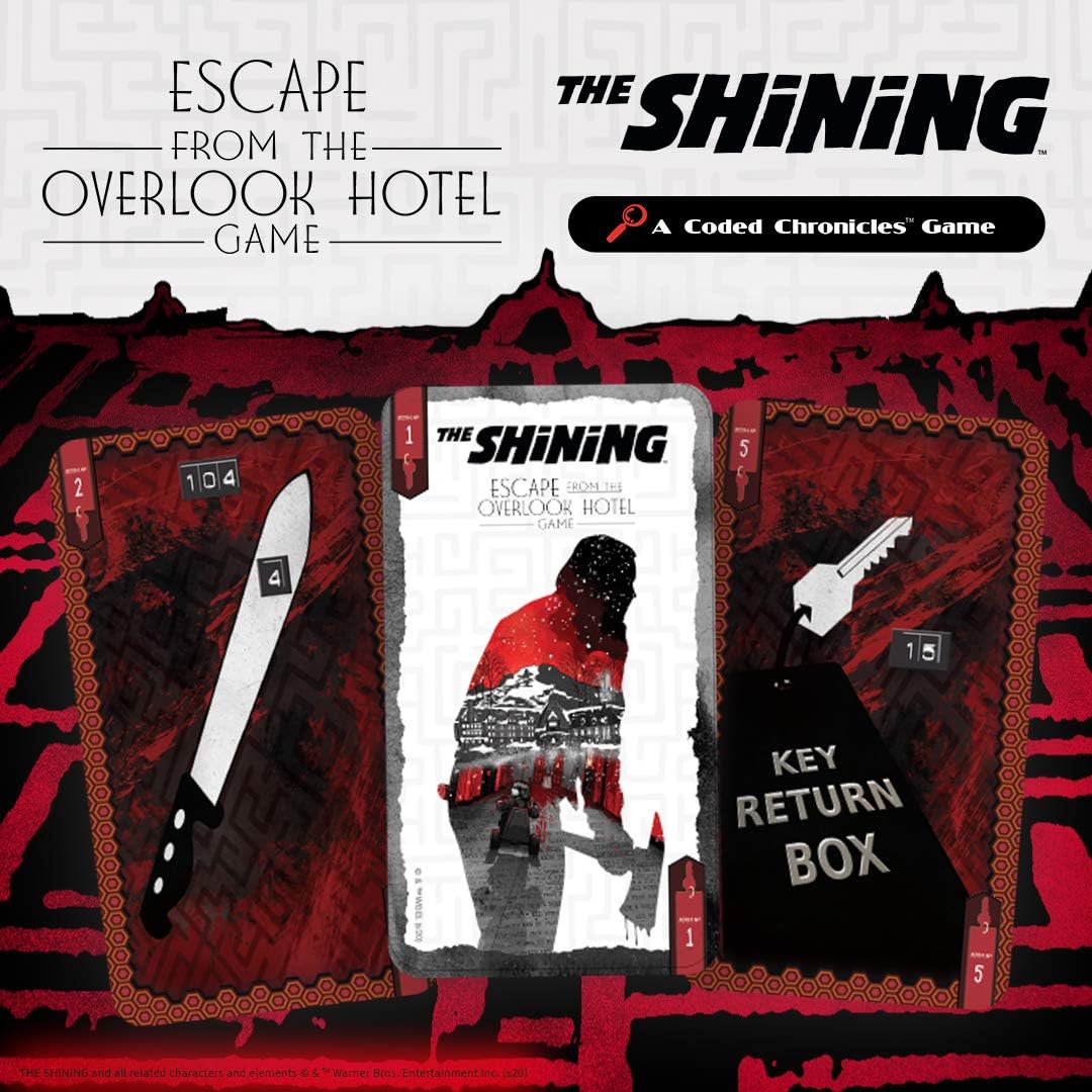 USAopoly , Shining: Escape from The Overlook Hotel-A Coded Chronicles Game - Board Game, 1 + Players
