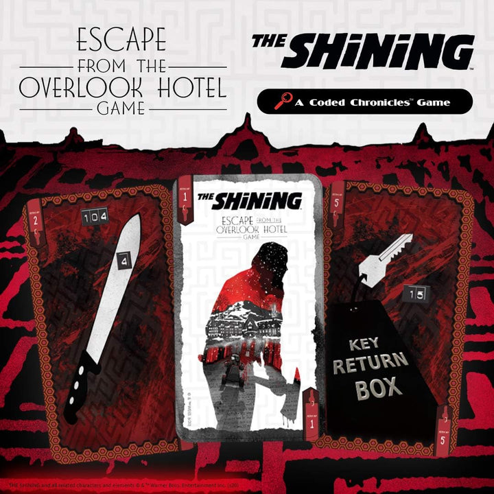 USAopoly , Shining: Escape from The Overlook Hotel-A Coded Chronicles Game - Board Game, 1 + Players