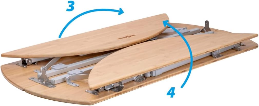 BRUNNER Camperking R Klapptisch, Metall Bambus