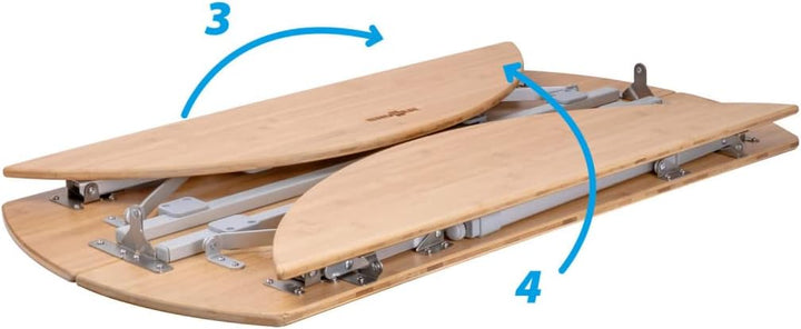 BRUNNER Camperking R Klapptisch, Metall Bambus