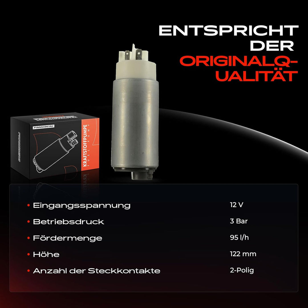 Frankberg Kraftstoffpumpe Diesel Kompatibel mit A4 8D2 2000 A4 8E2 2002-2004 A6 4B2 1997-2005 Accent