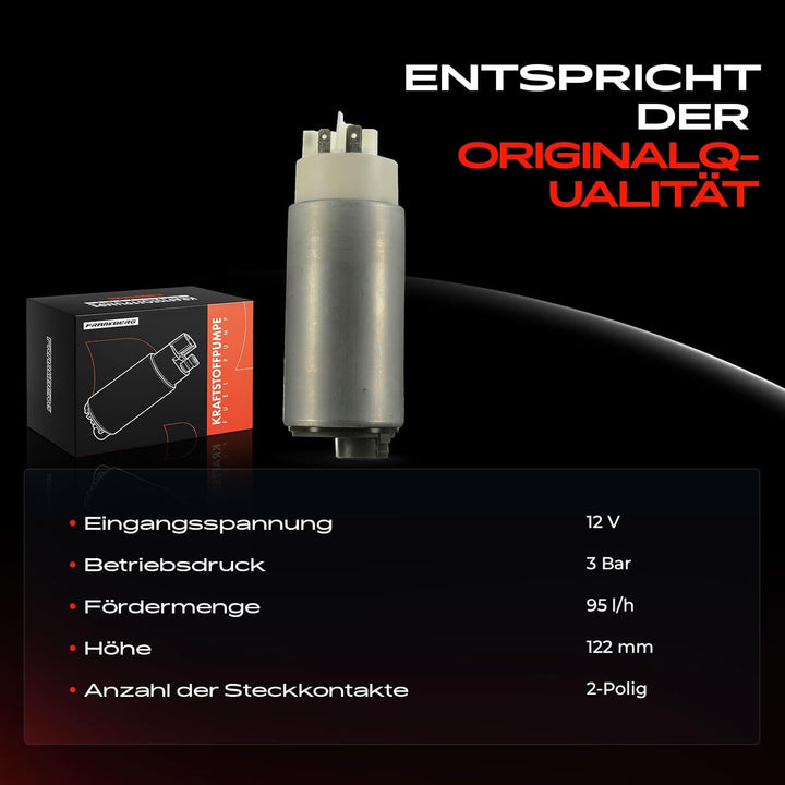 Frankberg Kraftstoffpumpe Diesel Kompatibel mit A4 8D2 2000 A4 8E2 2002-2004 A6 4B2 1997-2005 Accent