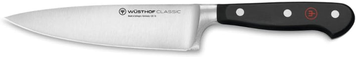 WÜSTHOF Classic Kochmesser 23 cm, Schwarz Schwarz 23 cm Single, Schwarz 23 cm Single