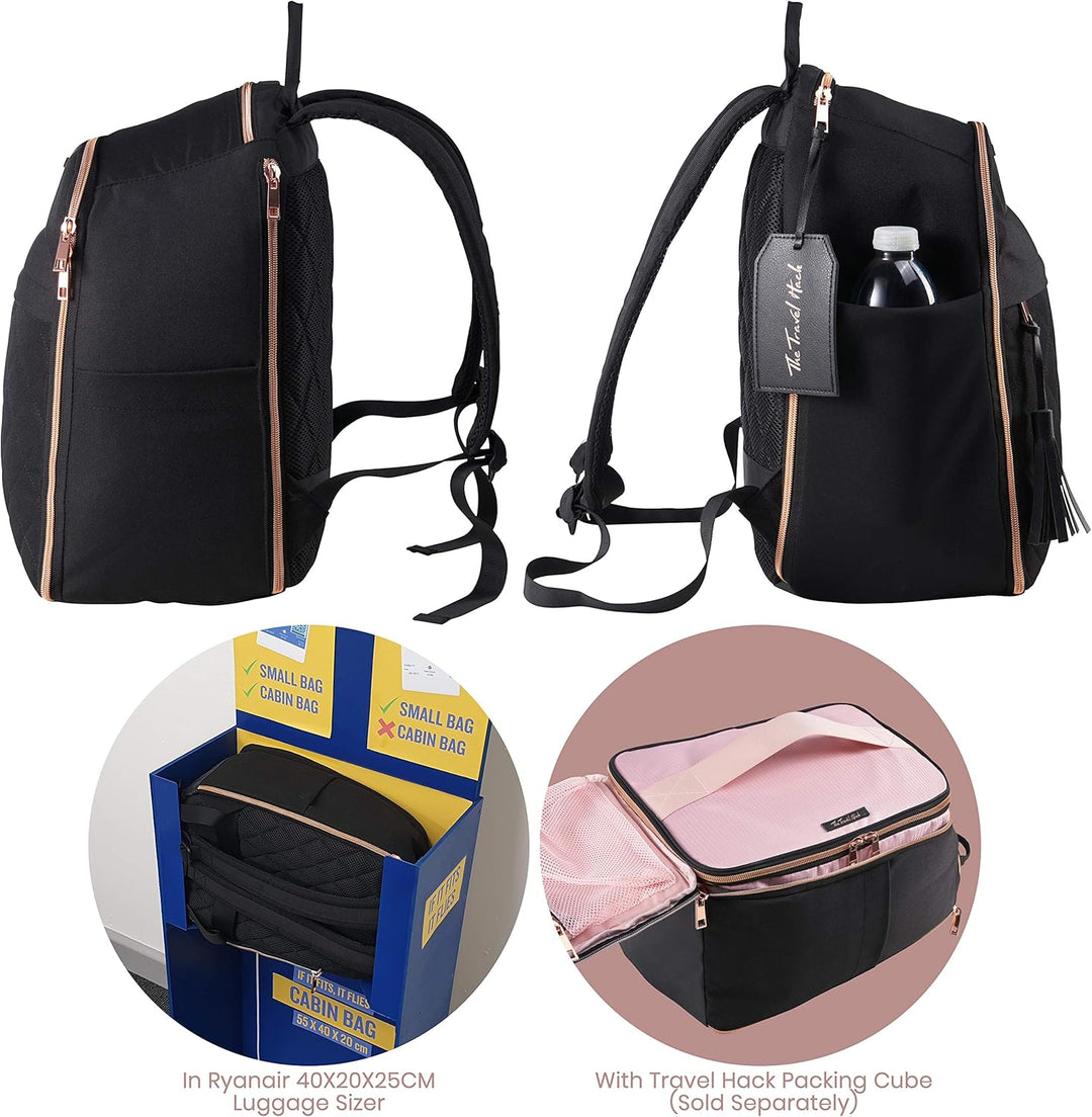 Cabin Max Travel Hack Damen Rucksack in der Grösse 40x20x25 cm geeignet für Ryanair unter dem Sitz H